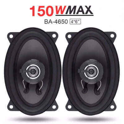 მანქანის აქსესუარები 2pcs 4X6 Inch 150W Car Speaker Automobile Car HiFi Audio